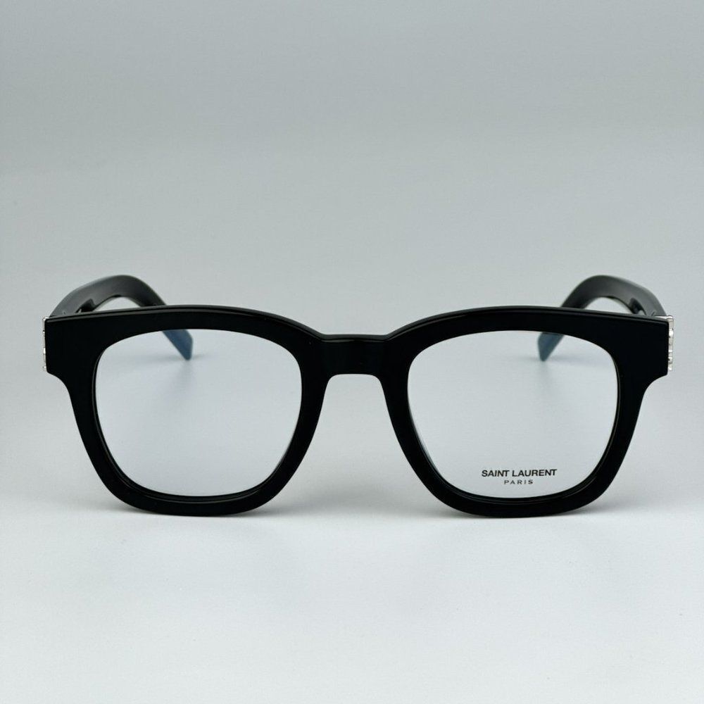 NEW Saint Laurent SLM124 OPT 001 Black Cat Eye Unisex Eyeglasses - Picture 3 of 11